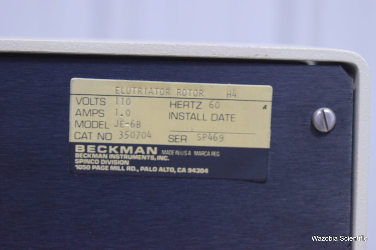 BECKMAN MODEL J-6B HIGH SPEED CENTRIFUGE