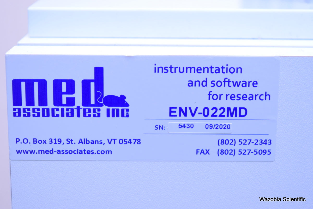 MED ASSOCIATES ENV-022MD SOUND ATTENUATING CUBICLE BEHAVIORAL BOX 307W  203-20IR