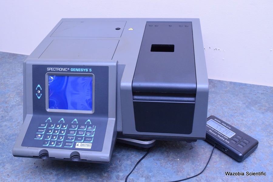 Dtc Spectronic SPECTRONIC GENESYS 5 UV-VISIBLE SPECTROPHOTOMETER MODEL 336001 ...