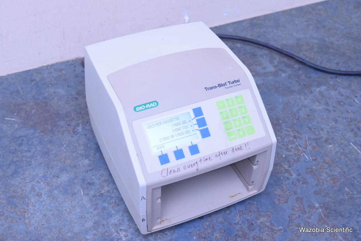 BIO-RAD TRANS-BLOT TURBO TRANSFER SYSTEM