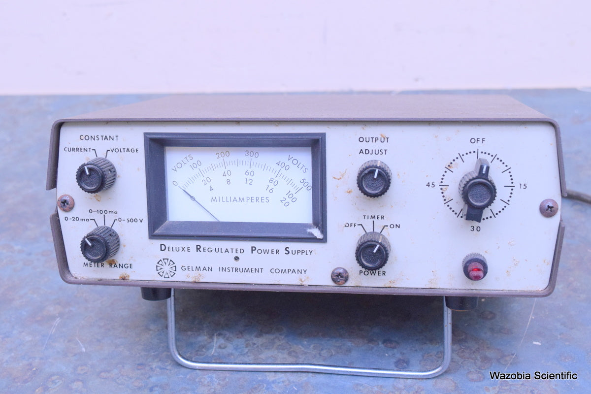 GELMAN INSTRUMENT DELUXE REGULATED POWER SUPPLY 38520