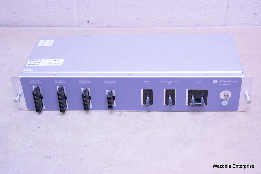 GE HEALTHCARE PDU 5166815-3 POWER DISTRIBUTION UNIT PENETRATION CABINET MRI