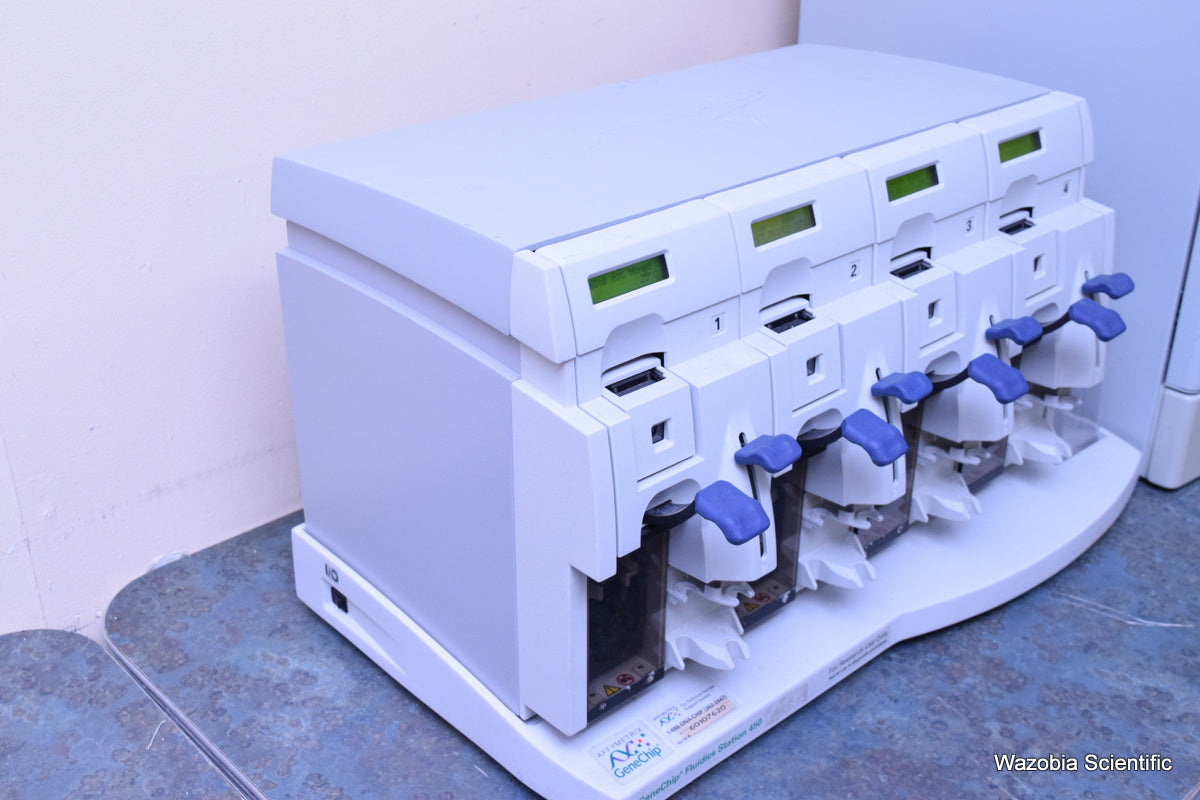 AFFYMETRIX MICROARRAY ANALYSIS GENECHIP FLUIDICS STATION 450 00-0079 HYBRIDIZATI