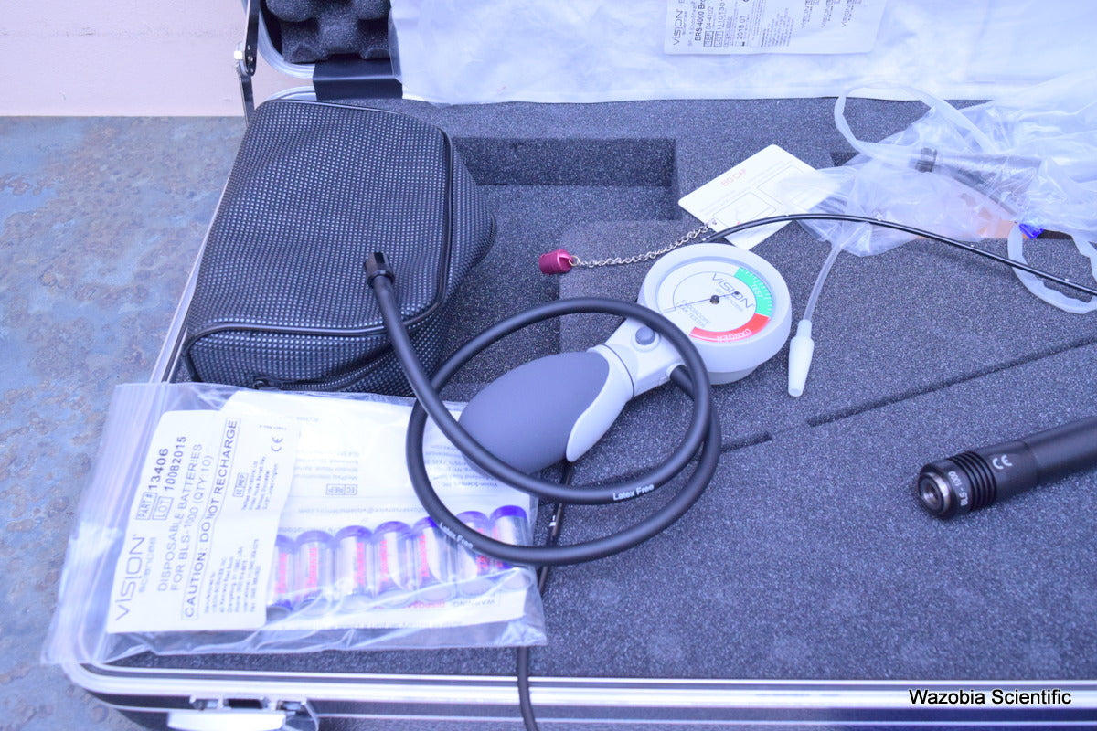 VISION SCIENCES FLEXIBLE FIBEROPTIC BRONCHOSCOPE BRS-4000 BLS-1000 LIGHT SOURCE