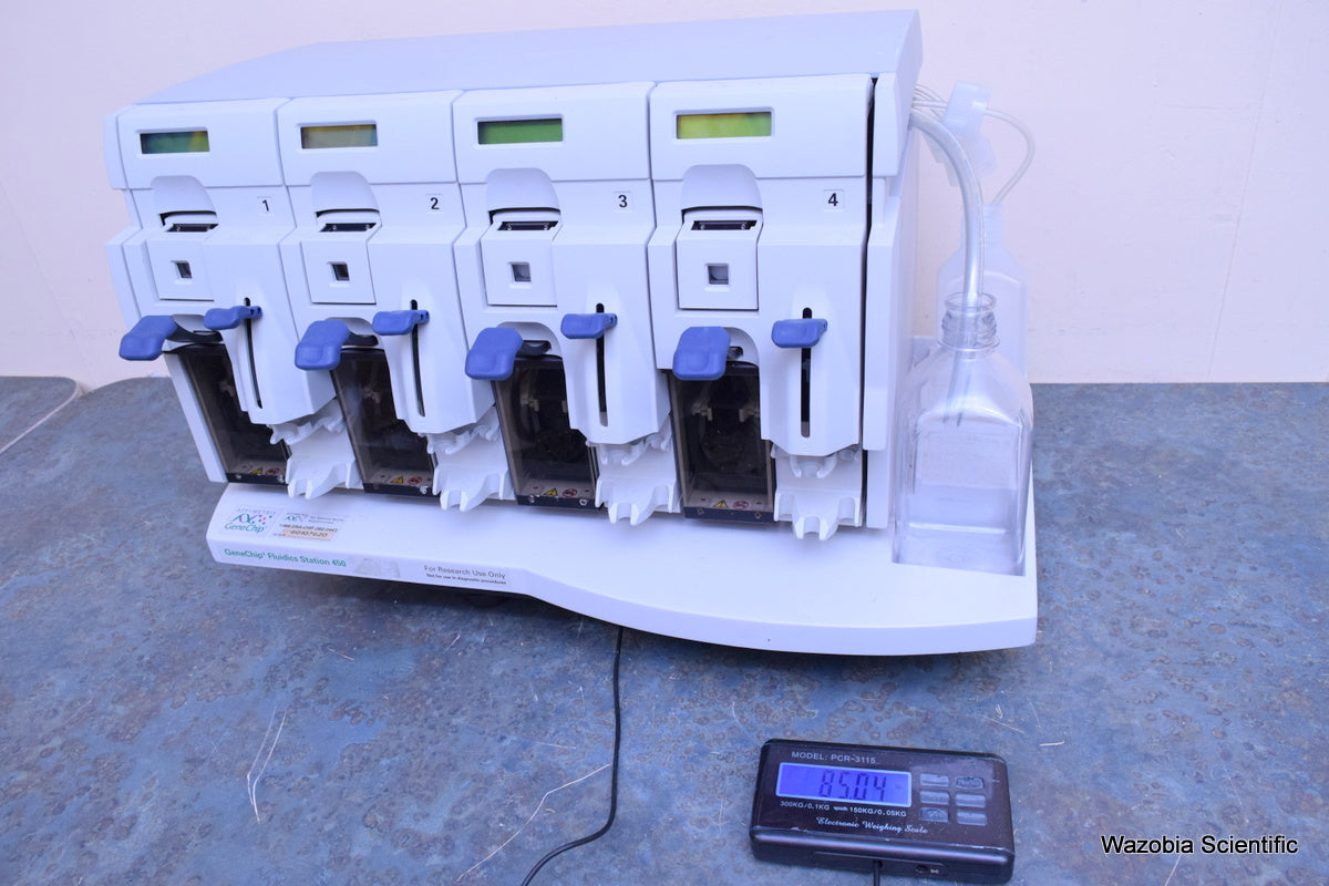 AFFYMETRIX MICROARRAY ANALYSIS GENECHIP FLUIDICS STATION 450 00-0079 HYBRIDIZATI