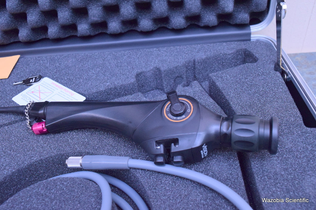 VISION SCIENCES FLEXIBLE FIBEROPTIC BRONCHOSCOPE BRS-4000 BLS-1000 LIGHT SOURCE