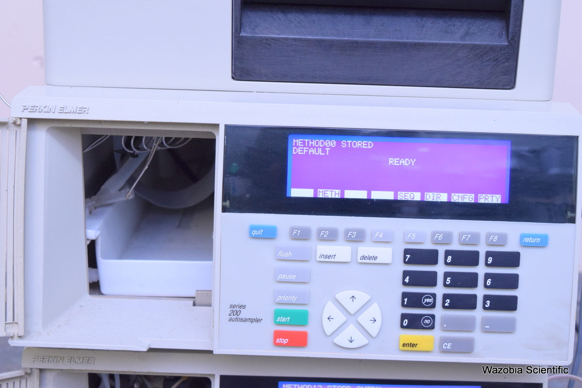 PERKIN ELMER SERIES  200 HPLC CHROMATOGRAPHY LC PUMP AUTOSAMPLER