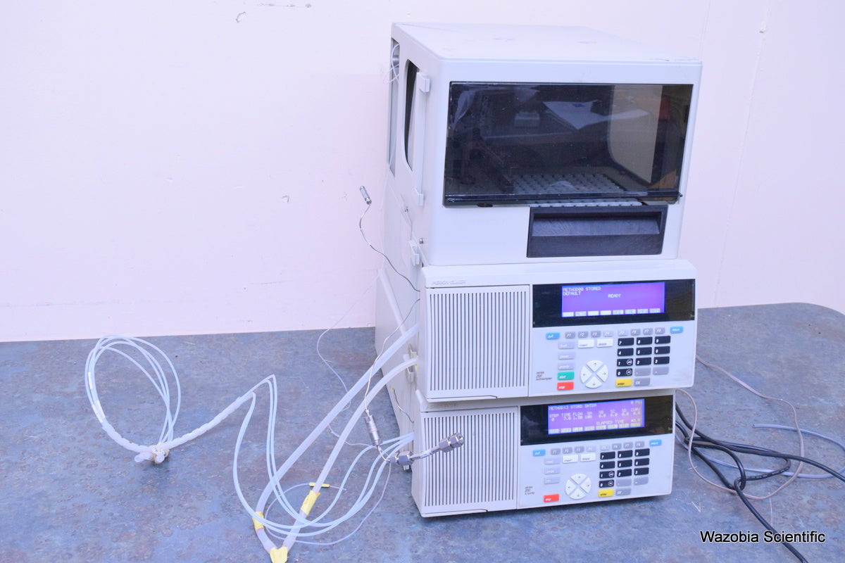 PERKIN ELMER SERIES  200 HPLC CHROMATOGRAPHY LC PUMP AUTOSAMPLER