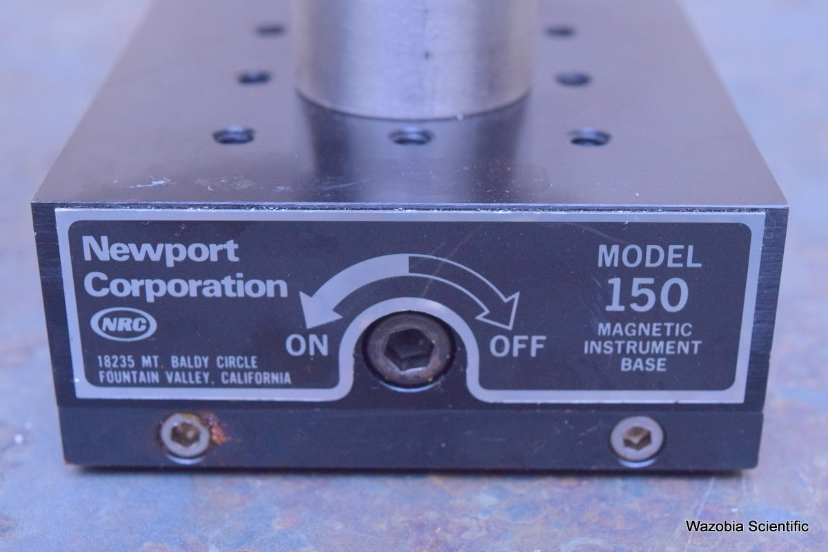 NEWPORT CORPORATION MODEL 150 MAGNETIC INSTRUMENT BASE
