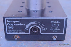 NEWPORT CORPORATION MODEL 150 MAGNETIC INSTRUMENT BASE