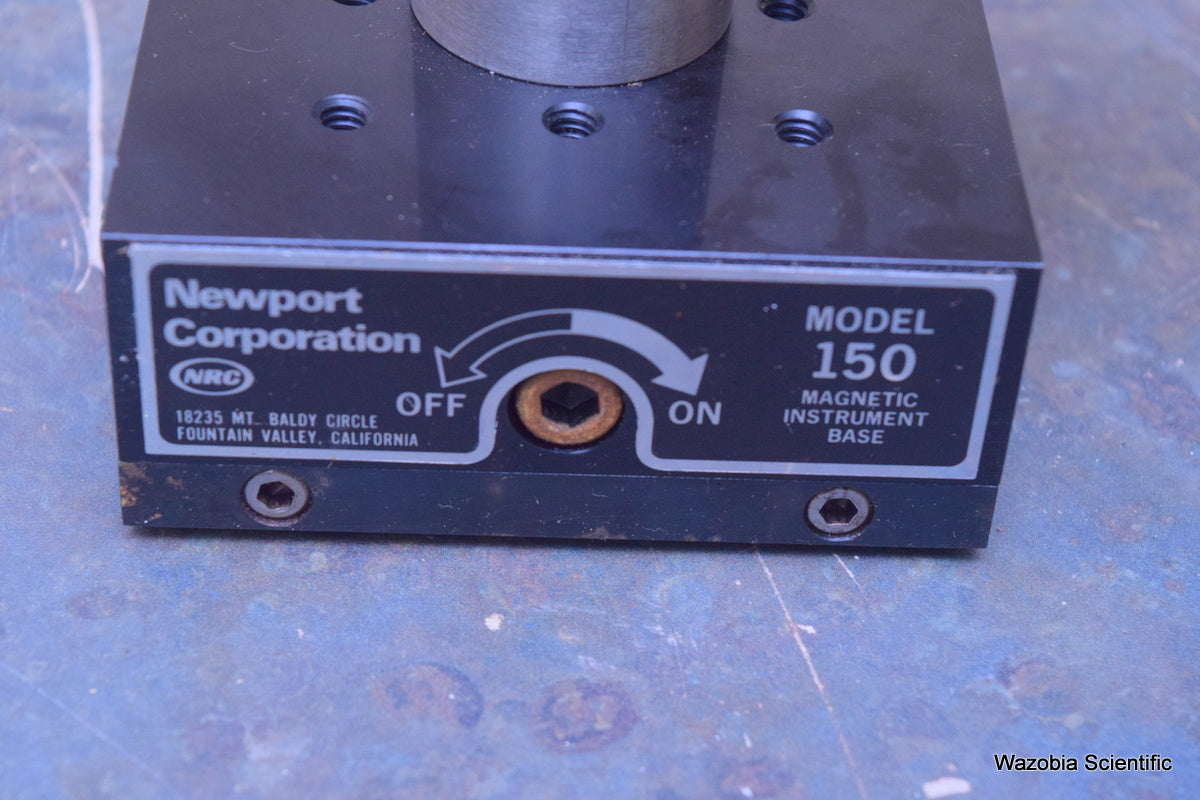 NEWPORT CORPORATION MODEL 150 MAGNETIC INSTRUMENT BASE