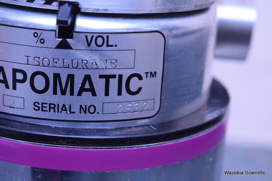 A.M. BICKFORD ISOFLUORANE VAPOMATIC MODEL 2 - VETERINARY VAPORIZER