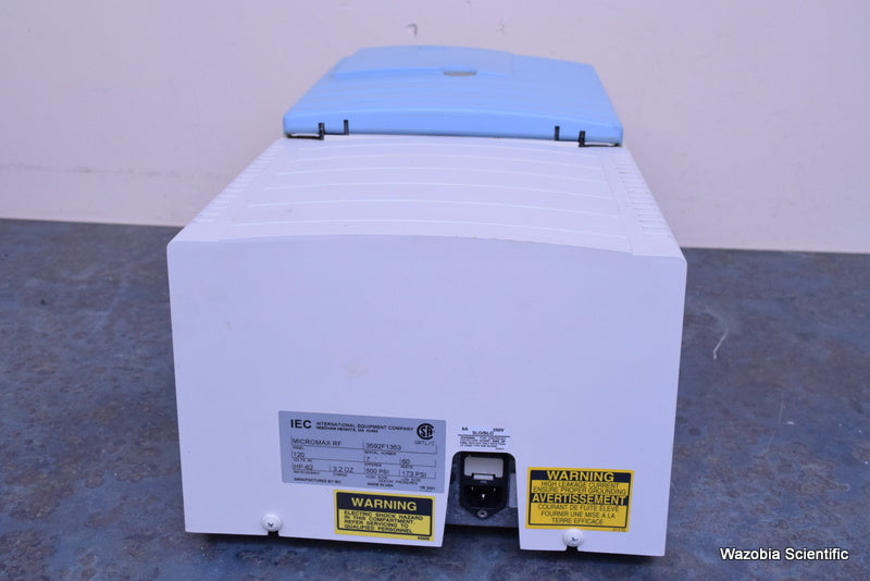 IEC MICROMAX RF REFRIGERATED LABORATORY CENTRIFUGE