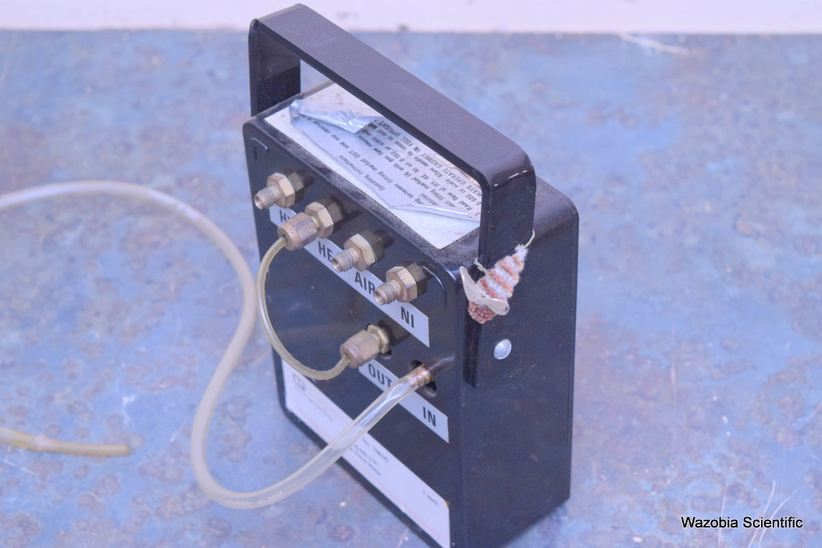 GASMET GAS FLOW METER 15 PSIG MAX 18630
