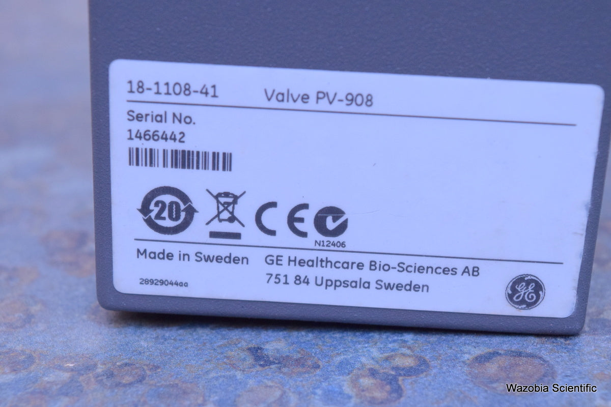 GE AKTA PV-908 MOTOR VALVE FOR FPLC CHROMATOGRAPHY