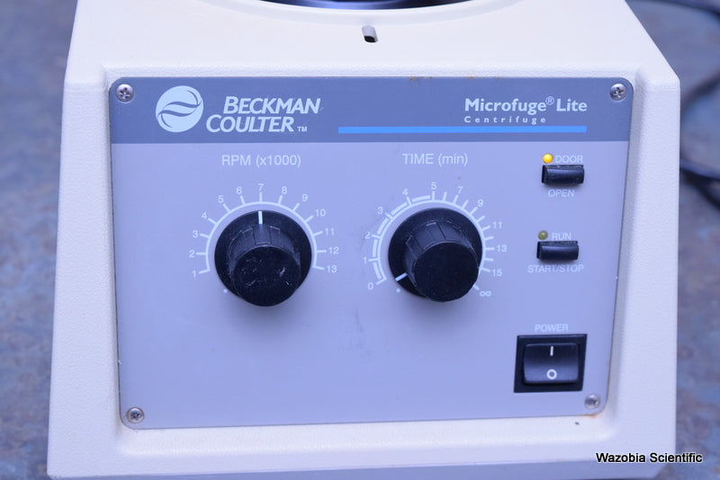 BECKMAN COULTER MICROFUGE LITE CENTRIFUGE