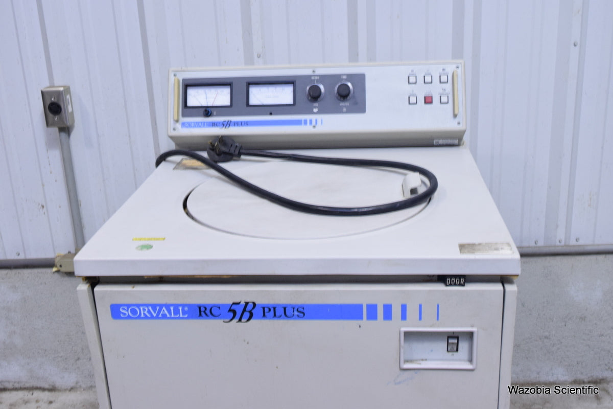 SORVALL RC5B PLUS HIGH SPEED REFRIGERATED FLOOR CENTRIFUGE RC-5B+