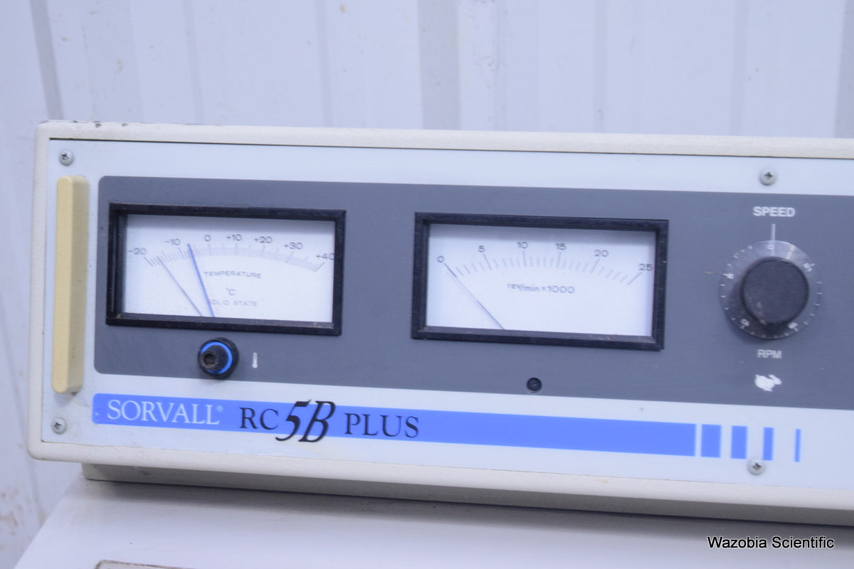 SORVALL RC5B PLUS HIGH SPEED REFRIGERATED FLOOR CENTRIFUGE RC-5B+