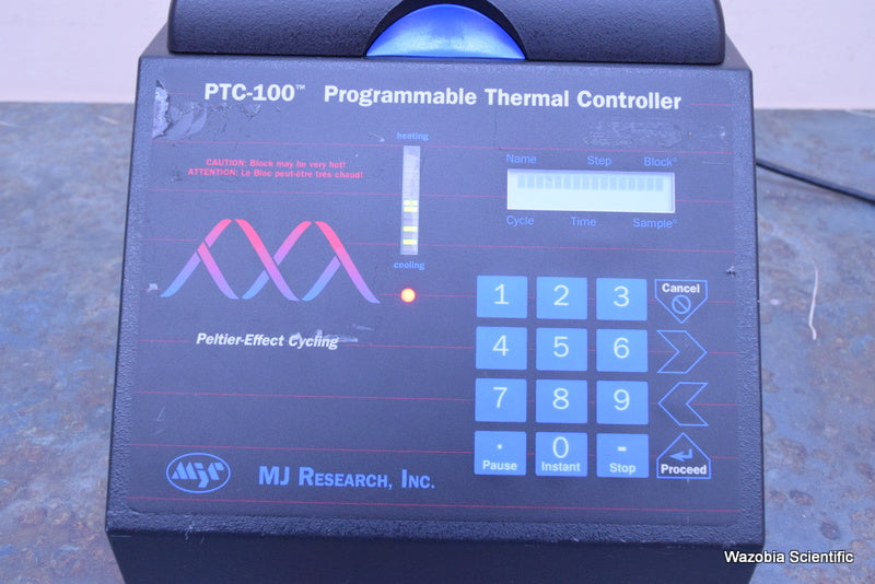 MJ RESEARCH PTC-100 PROGRAMMABLE PCR THERMAL CONTROLLER