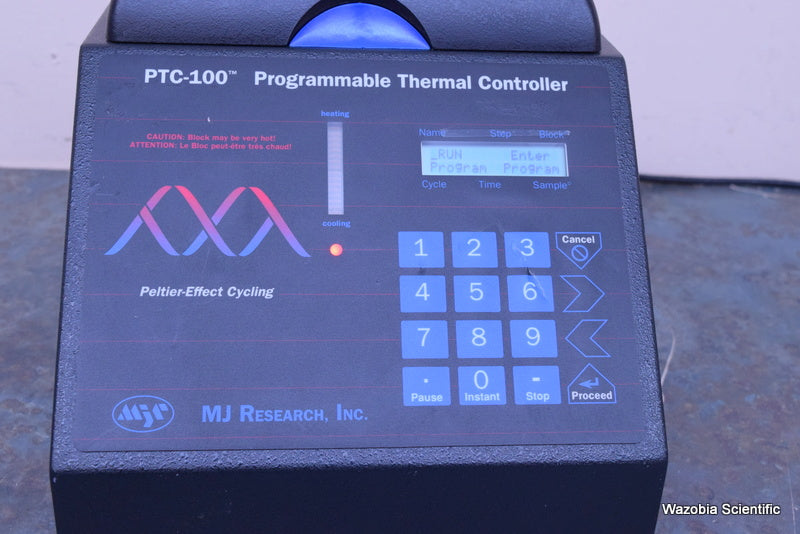 MJ RESEARCH PTC-100 PROGRAMMABLE PCR THERMAL CONTROLLER