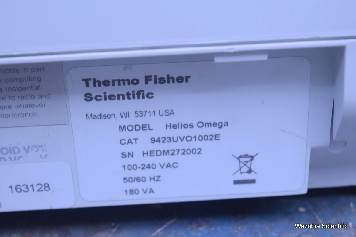 THERMO FISHER SCIENTIFIC HELIOS OMEGA SPECTROPHOTOMETER 9423UVO1002E 9423