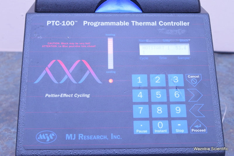 MJ RESEARCH PTC-100 PROGRAMMABLE PCR THERMAL CONTROLLER