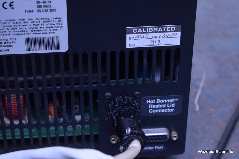 MJ RESEARCH PTC-100 PROGRAMMABLE PCR THERMAL CONTROLLER