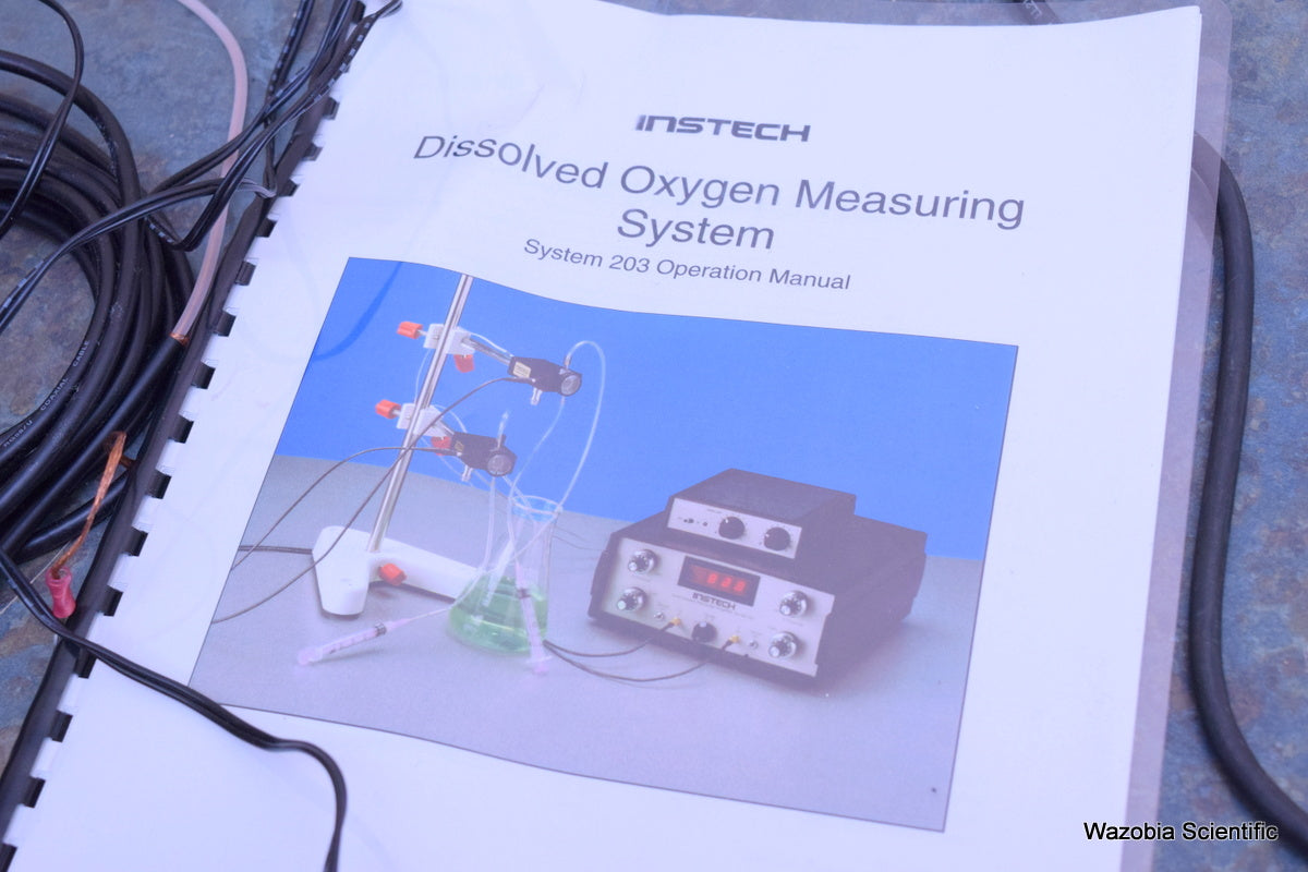 INSTECH DISSOLVED OXYGEN MEASURING SYSTEM 203