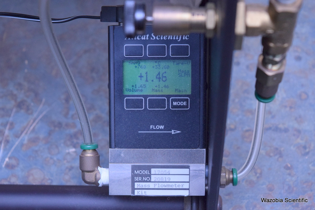 VENTURA VACUMED 17050-4 MOTORIZED CALIBRATION SYRINGE ALICAT MASS FLOWMETER 1705