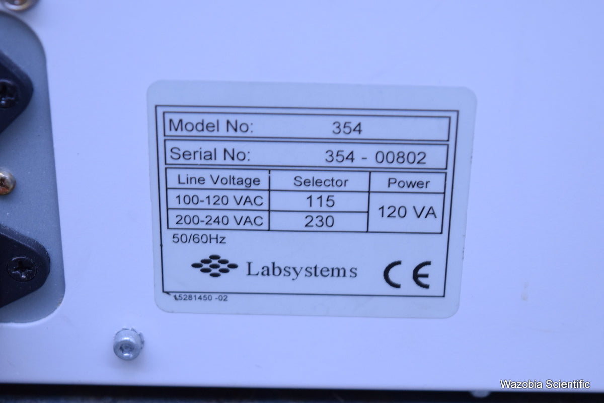 LABSYSTEMS MULTISKAN ASCENT MICROPLATE READER 354