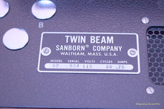 SANBORN COMPANY TWIN BEAM MODEL 62 ELECTROCARDIOGRAPH OSCILLOSCOPE VINTAGE