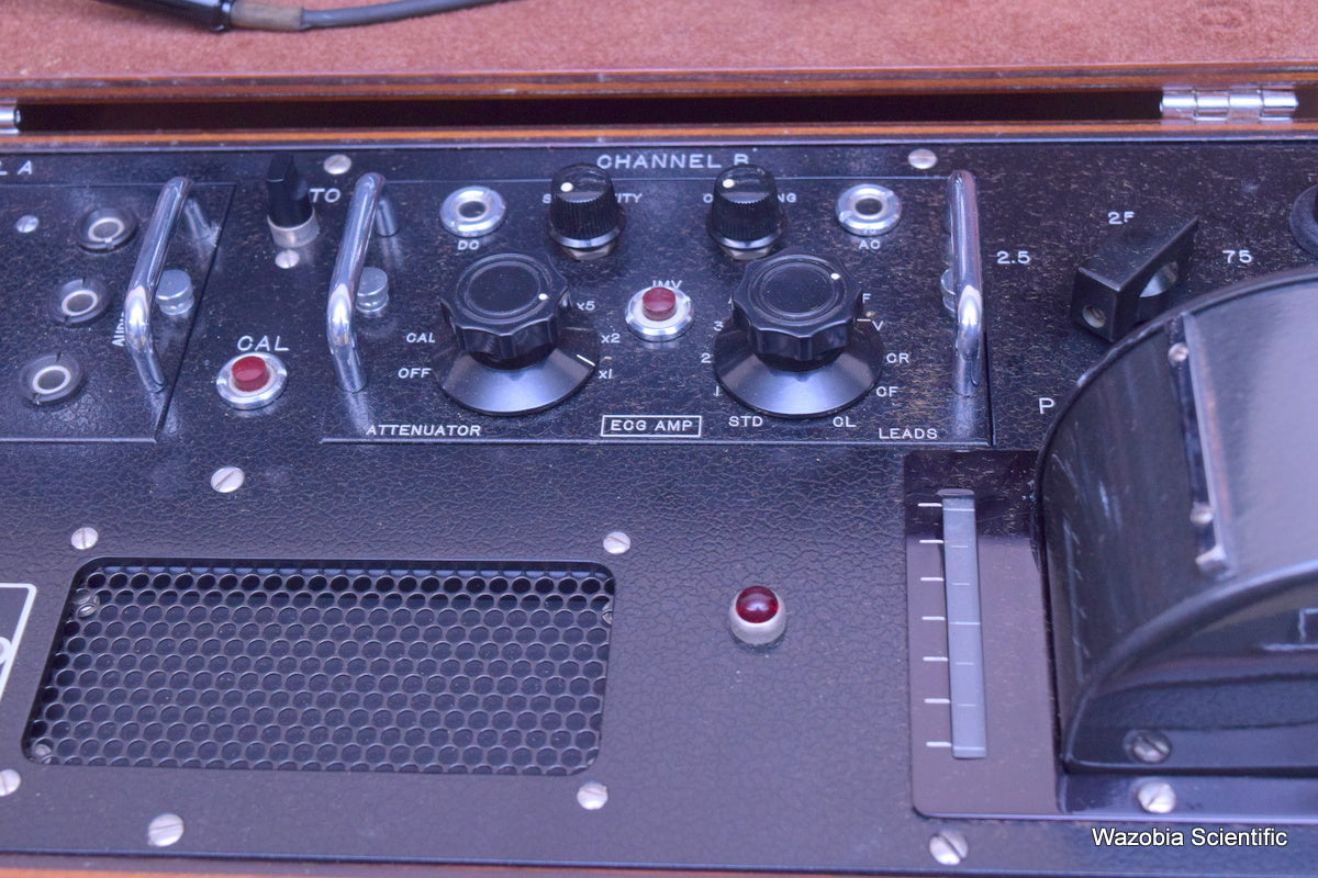 SANBORN COMPANY TWIN BEAM MODEL 62 ELECTROCARDIOGRAPH OSCILLOSCOPE VINTAGE