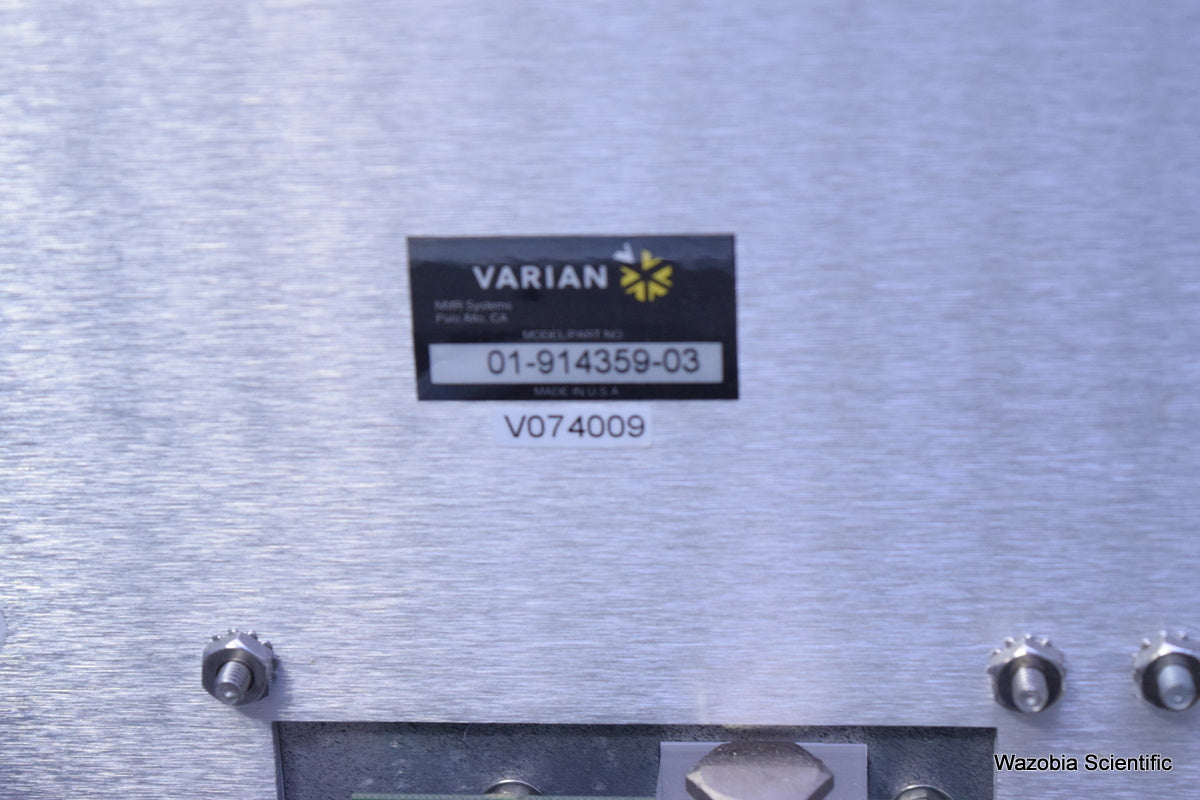 VARIAN SYSTEMS NMR PNEUMATICS ROUTER 01-914359-03 01-918200-00