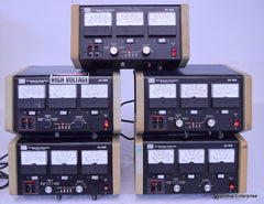 LOT OF 5 E-C APPARATUS ELECTROPHORESIS MODEL EC 500 POWER SUPPLY