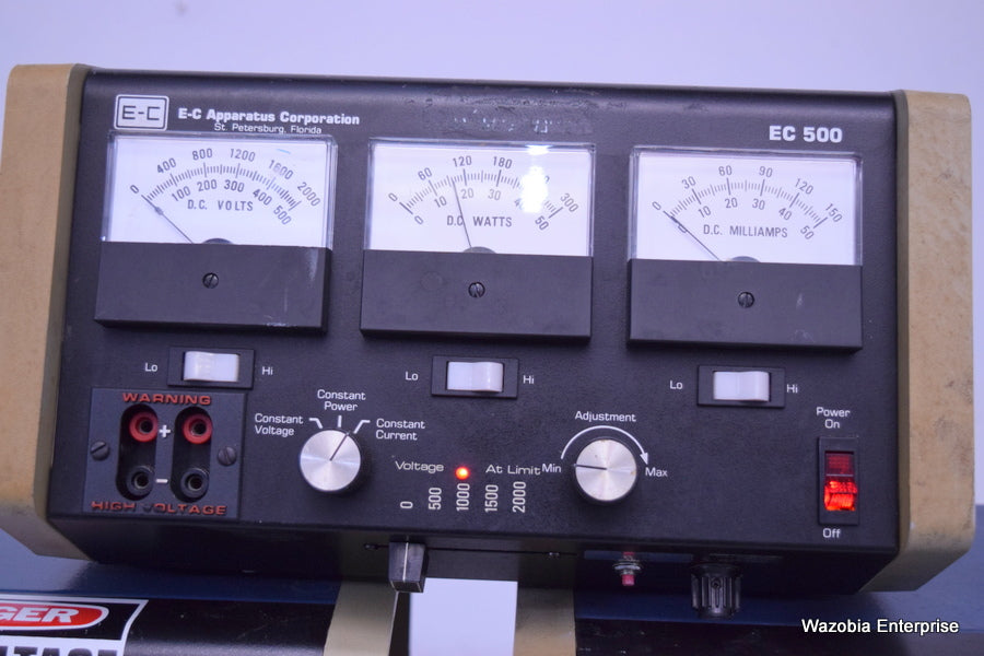 LOT OF 5 E-C APPARATUS ELECTROPHORESIS MODEL EC 500 POWER SUPPLY