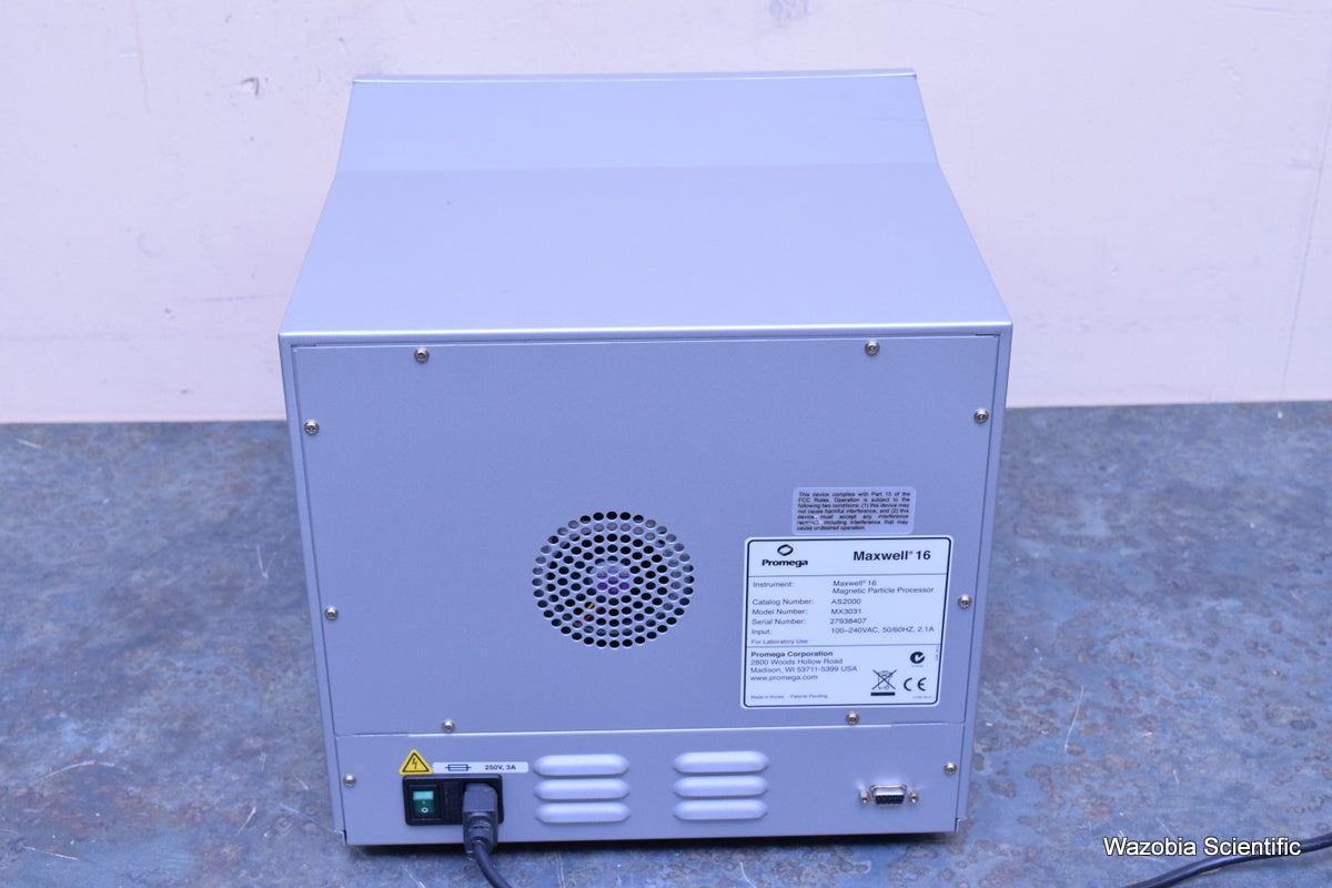 PROMEGA MAXWELL 16 DNA EXTRACTION PURIFICATION SYSTEM AS2000 MX3031