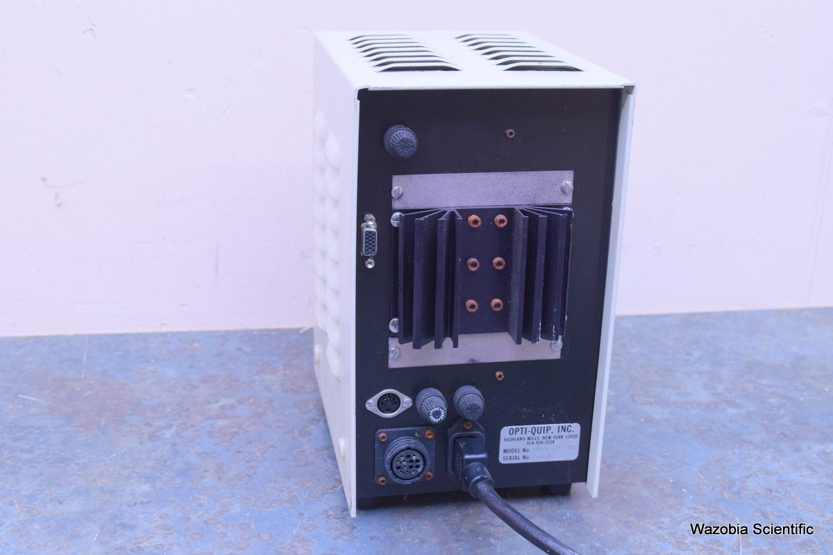 OPTI-QUIP MODEL 1600 MICROSCOPE LIGHT SOURCE POWER SUPPLY 1605-XT ITS