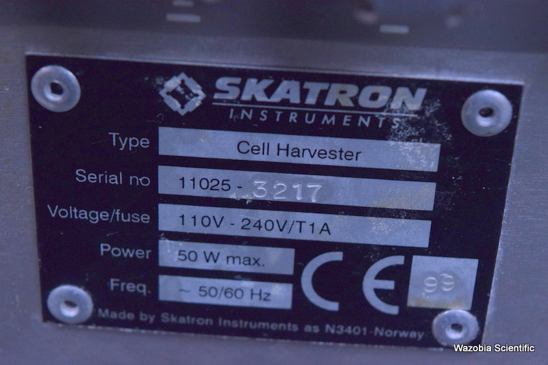 SKATRON CELL HARVESTER TYPE CELL HARVESTER 11025-3217