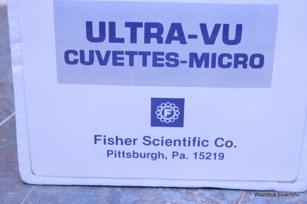 FISHER SCIENTIFIC ULTRA-VU CUVETTES-MICRO 14-385-991F 100 PCS