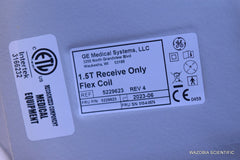 GE 1.5T 6 CHANNEL PHASED ARRAY FLEX COIL MRI 5363383 2016 REV 10 5229623 REV 4 2