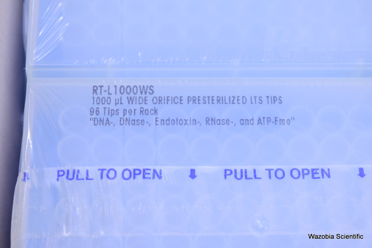 RAININ METLER TOLEDO RT-L1000WS 1000 UL WIDE ORIFICE PRESTERILIZED LTS TIPS