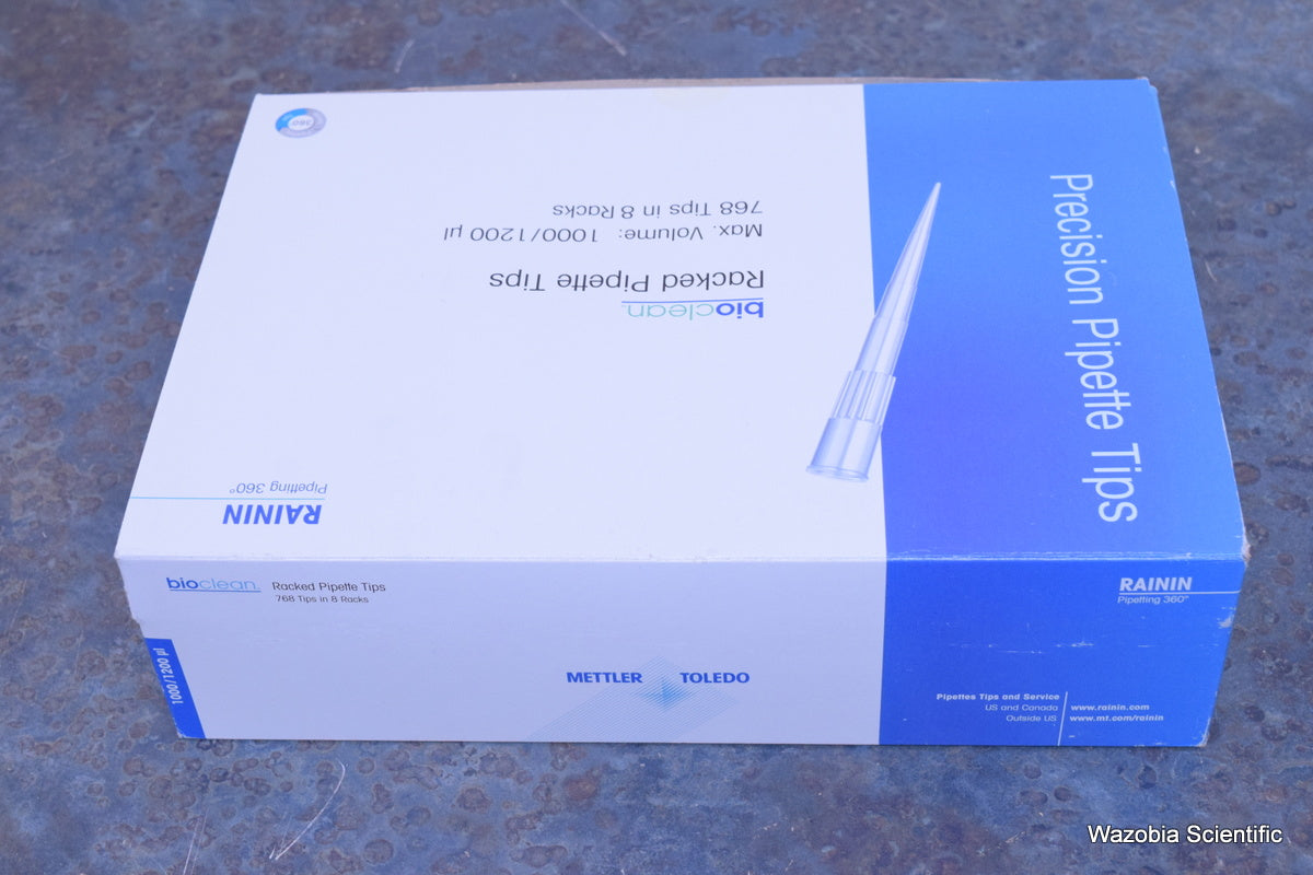 RAININ METLER TOLEDO RT-L1000WS 1000 UL WIDE ORIFICE PRESTERILIZED LTS TIPS