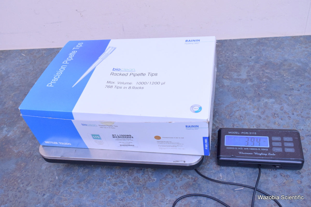 RAININ METLER TOLEDO RT-L1000WS 1000 UL WIDE ORIFICE PRESTERILIZED LTS TIPS