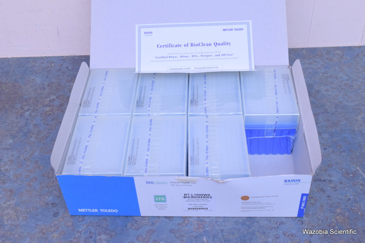 RAININ METLER TOLEDO RT-L1000WS 1000 UL WIDE ORIFICE PRESTERILIZED LTS TIPS