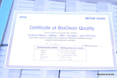 RAININ METTLER TOLEDO RACKED PIPETTE TIPS 300 UL RT-L300F 768 TIPS IN 8 RACKS