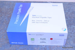 RAININ METTLER TOLEDO RACKED PIPETTE TIPS 300 UL RT-L300F 768 TIPS IN 8 RACKS