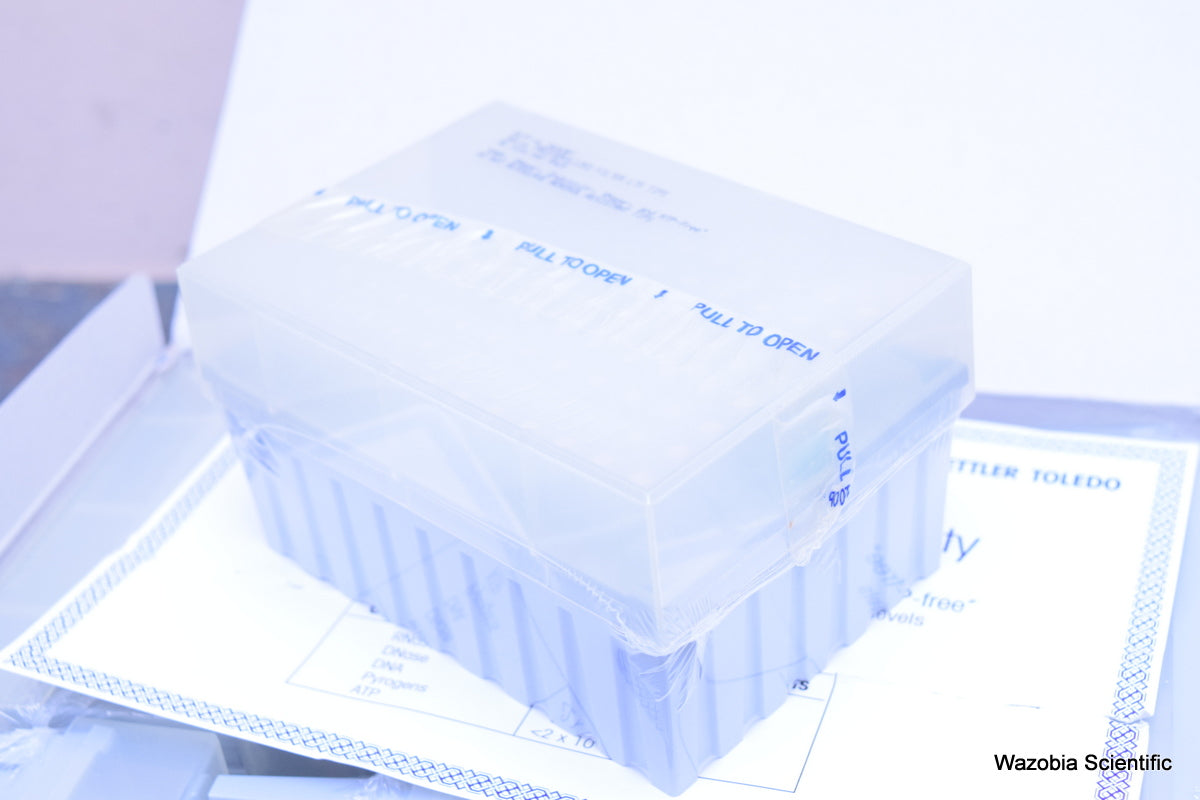 RAININ METTLER TOLEDO RACKED PIPETTE TIPS 300 UL RT-L300F 768 TIPS IN 8 RACKS
