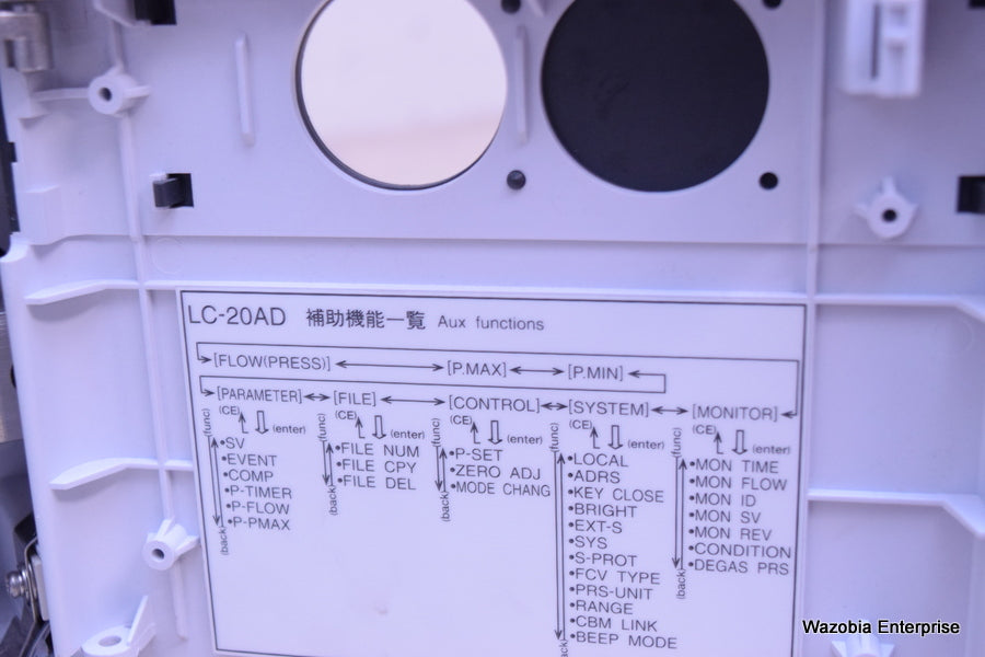 SHIMADZU LC-20AD PROMINENCE PUMP UFLC HPLC 228-45000-32