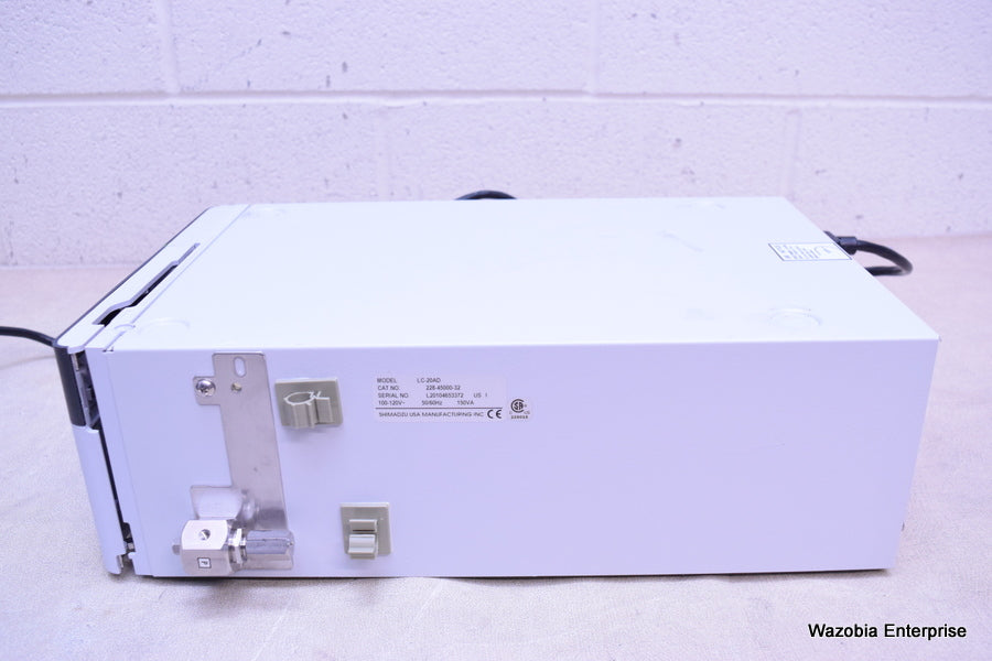 SHIMADZU LC-20AD PROMINENCE PUMP UFLC HPLC 228-45000-32