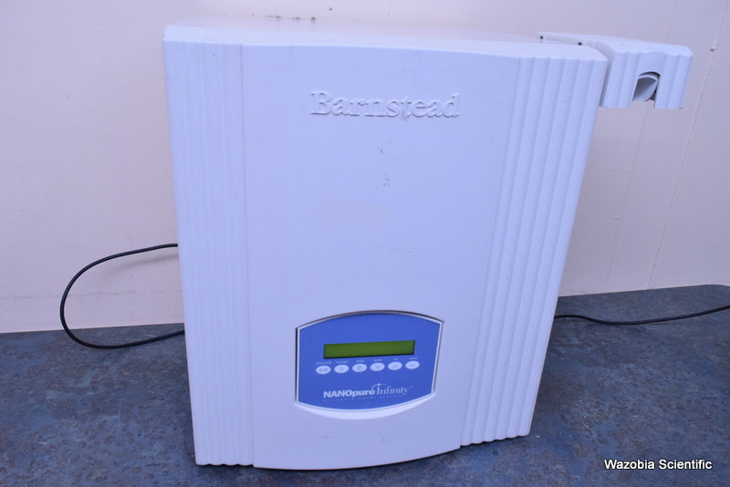 BARNSTEAD NANOPURE INFINITY ULTRAPURE WATER SYSTEM MODEL D8991